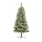 5ft. Pre-Lit Wisconsin Slim Snow Tip Pine Artificial Christmas Tree with Clear LED Lights